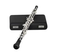 Piezas de oboe Clave C Key OBOE Estilo Semi-automático Llaves Plateadas De Plata Instrumento De Viento De Madera Con Guantes De Reed Oboe