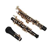 Piezas de oboe OBOE Semi-Automatic Style C Key Key Plateado Teclas Woodwind Instrumento Con Guantes De Reed Oboe (Color : Gold)