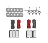 Piezas De Paño De Mopa Con Filtro De Cepillo Lateral De Rodillo Principal, Compatibles Con Roborock Qrevo Curv / P20 Pro, Accesorios De Robot Aspirador(28PCS)