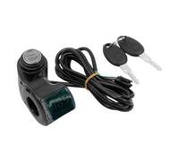 Piezas de patinete eléctrico Cerradura de encendido for patinete eléctrico compatible con ZERO 8X, 10X y 11X. Bloqueo de llave de encendido, acelerador de pulgar, voltímetro, pantalla de voltaje digit