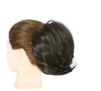 Piezas de Pelo de Moño Para mujer 1 Paquete de Extensiones de Cabello de Moño Desordenado Sintético Moño Rizado Ondulado Extensiones de Moño de Cola de Caballo Corta Mujeres Pelucas de Moño Elástico P