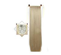 Piezas de Pelo de Moño Para mujer Cola de Caballo larga y recta de 22 ", moño de pelo recto alargado, correa sintética, cordón, pinza for el pelo, peluca for uso diario de mujeres Pieza de Pelo de Moñ