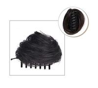 Piezas de Pelo de Moño Para mujer Moño desordenado Clip de garra Donut Bun Curly Ponytail Extension Cord Peluca sintética Rebanadas de cabello Moño for mujeres Uso diario Pieza de Pelo de Moño Desorde