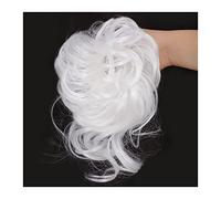 Piezas de Pelo de Moño Para mujer Moño desordenado pieza de pelo sintético esponjoso extensión moño elástico diadema rizado Donut accesorios for el cabello for mujeres