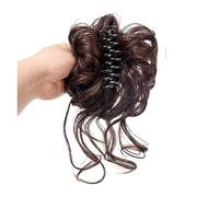 Piezas de pelo de moño para mujer, moño sintético con clip, moño desordenado, extensiones de pelo ondulado y rizado, moños de pelo despeinados, coletas con clip para mujeres, extensiones de pelo de