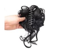Piezas de pelo de moño para mujer, moño sintético con clip, moño desordenado, extensiones de pelo ondulado y rizado, moños de pelo despeinados, coleta, postizos con clip para mujeres, extensiones de