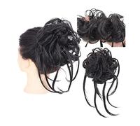 Piezas de Pelo de Moño Para mujer Pieza de pelo moño desordenado sintético Extra largo Moño Cola caballo rizado extendido con banda elástica for el cabello