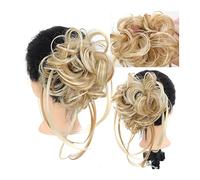 Piezas de Pelo de Moño Para mujer Pieza de pelo moño desordenado sintético Extra largo Moño Cola caballo rizado extendido con banda elástica for el cabello
