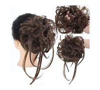 Piezas de Pelo de Moño Para mujer Pieza de pelo moño desordenado sintético Extra largo Moño Cola caballo rizado extendido con banda elástica for el cabello