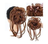 Piezas de Pelo de Moño Para mujer Pieza de pelo moño desordenado sintético Extra largo Moño Cola caballo rizado extendido con banda elástica for el cabello