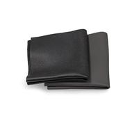 Piezas de piel - Variantes paquetes de piel en diferentes tonos negros, corte de piel, piezas extra grandes, alta calidad para coser, procesamiento de cuero, manualidades, tapicería, decoración, 800 g