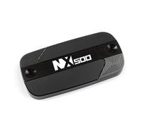 Piezas de protección Accesorios CNC para Motocicleta, Tapa De Depósito Líquido Frenos Delantero, Tapas Aceite para NX500 N X500 NX 500 500NX CB500X(Black A)