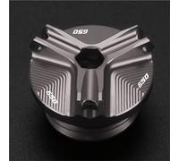 Piezas de protección Accesorios De Motocicleta M19 * 2,5, Tapa Tanque Motor para Taza Aceite, Cubierta para Kawasaki para Versys 650 2007-2017 2023 2024 2025(Grey)