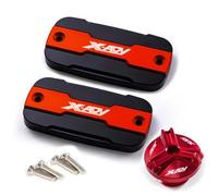 Piezas de protección Tapa del Puerto De Llenado Tapón Depósito Líquido Freno Delantero Motocicleta para XADV 750 X-ADV X ADV 300 1000 2017 2018 2019 2020 2021 2022(Rosso)