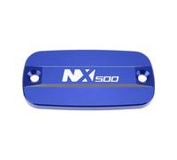 Piezas de protección Tapas De Depósito Líquido Embrague Freno Delantero Aluminio para Motocicleta Cubiertas para Rebel 1100 1100MT XL750 NX500 NX 500(Blue A)