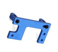 Piezas de radiocontrol para Tamiya 1/14 Tractor Truck RC Car Accesorios De Bricolaje Piezas Actualización Soporte Servo Engranaje Dirección Aleación Aluminio(Blue)