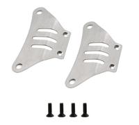 Piezas de radiocontrol para Tamiya para TT-02 1/10 RC, Protector De Caja Cambios Acero para Coche, Piezas Protectoras Placa Deslizamiento para Accesorios, Armadura Chasis(Around)