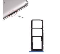 Piezas de Recambio Bandeja de Tarjeta SIM Bandeja de Tarjeta SIM Tarjeta Micro SD para Xiaomi Redmi S2 Piezas de Repuesto (Color : Blue)