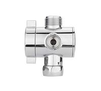 Piezas de reemplazo de grifo de baños 1/2 pulgada Válvula T-Adapter T de tres vías para el inodoro Bidet Shower Head Diverter