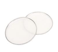 Piezas de reemplazo de la cabeza de batería impermeable de la película de poliéster para el accesorio de tambor de jazz 6.5in 2pcs blanco