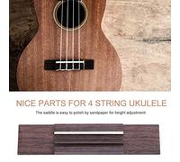 Piezas de Reemplazo de Ukelele Acrílico de Palowood Piezas de Reemplazo de Ukelele de 4 Cuerdas de Alta Transmisión para Ukelele Rimera de Palo ámbar Cambiante