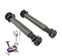 Piezas de reemplazo elípticas, conjunto de hardware elíptico | Conjunto de 2 pernos negros resistentes para la máquina elíptica,Accesorios para entrenadores de fitness, juego de hardware de bicicleta