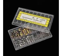 Piezas de Reloj, Extensor de vástago de Reloj, reparación de Herramientas de Repuesto, reparación de Juntas de Accesorios de Reloj con Caja para Relojes de Hombre