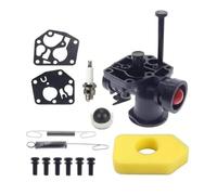 Piezas de reparación 794147 Juego de carburador compatible con 499809, 498809A, 494406, 795469, 699660, 795477, 691859 y 692211. Filtro de aire con resorte del regulador.
