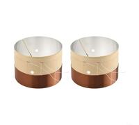 Piezas de reparación de 2 capas para bobinas de voz de altavoz de graves con durabilidad y rendimiento mejorados (75.5)