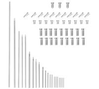 Piezas de reparación de oboe, varilla roscada + tornillo + clavo cónico profesional para instrumentos de viento de madera, accesorios para instrumentos de viento de madera