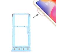 Piezas de reparación de teléfonos móviles Tarjeta SIM Tray + Tarjeta SIM Tray/Micro SD Tarjeta Bandeja para Xiaomi Redmi 6 / Redmi 6A