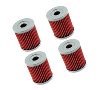 Piezas de reparación Filtro de aceite DR125 compatible con DR125 DR200 SE Raider SF44A SJ SE XY 1985-2000(4 pc)