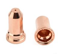 Piezas de repuesto 20 piezas 52556 electrodos 51246 puntas de boquilla 1 0 mm para antorcha de plasma PT100 IPT100 consumibles