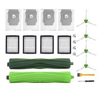 Piezas de repuesto Accesorios para iRobot Roomba i7/i7+/i3+/i4+/i6+/i8+/j7+,20 piezas Juego de piezas de repuesto incluye 2 cepillos principales, 4 filtros HEPA, 4 bolsas de aspiradora, 4 cepillos