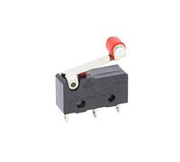 Piezas de repuesto Botón interruptor encendido 10 PCS Micro 2/3Pin NO/NC Mini límite 5A 250VAC KW11-3Z Palanca arco rodillo interruptores acción rápida(3p With Wheel)