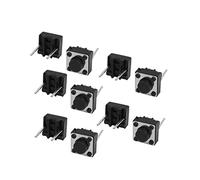 Piezas de repuesto Botón interruptor encendido 40 unids/lote Interruptor botón táctil Orificio pasante 6x6x4,3 mm Micro reinicio automático 2 pines DIP momentáneo