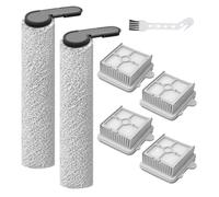 Piezas de repuesto compatibles con aspiradora Roborock F25, F25 Ultra, F25 GT/Combo/LT/RT/XT/BX, 2 cepillos de rodillo, 4 filtros, fácil de usar