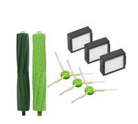 Piezas de Repuesto compatibles con iRobot Roomba Serie EI: E5, E6, I7, I1, I2, I3, +, I4 e I8. Filtro Cepillo Lateral Goma y Bolsas for el Polvo(Navy Blue)