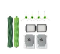Piezas de Repuesto compatibles con iRobot Roomba Serie EI: E5, E6, I7, I1, I2, I3, +, I4 e I8. Filtro Cepillo Lateral Goma y Bolsas for el Polvo(Dark Grey)