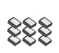 Piezas de Repuesto compatibles con iRobot Roomba Serie EI: E5, E6, I7, I1, I2, I3, +, I4 e I8. Filtro Cepillo Lateral Goma y Bolsas for el Polvo(Orange)