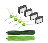 Piezas de Repuesto compatibles con iRobot Roomba Serie EI: E5, E6, I7, I1, I2, I3, +, I4 e I8. Filtro Cepillo Lateral Goma y Bolsas for el Polvo(Purple)