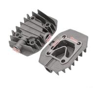 Piezas de repuesto de cabeza de cilindro de compresor de aire para bombas silenciosas, aluminio fundido para repuestos con disipación de calor, 13 especificaciones disponibles