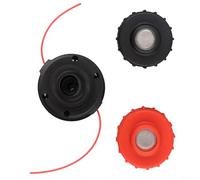 Piezas de repuesto de cabezal de recortadora de cuerda con perilla de alimentación de topes para motor de 2 tiempos compatible con Murray M 560SE RM2520 RM2560 RM2570 RM2750