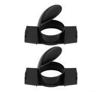 Piezas de repuesto de deflector de aire de entrada de vacío de plástico, paquete de 2 para accesorios de aspiradora 7413197, color negro