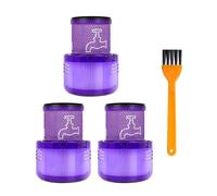 Piezas De Repuesto De Filtro, Compatibles Con Dyson, V11 Torque Drive V15 Detect V11 SV14 Aspiradora Inalámbrica En Comparación Con La Pieza 970013-02(3PC with brush)