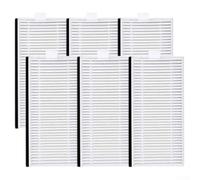 Piezas de repuesto de filtro para aspiradora Mova M1 Trouver M1 Robot Vacuum - Paquete de 6 accesorios de papel de filtro blanco para un rendimiento óptimo