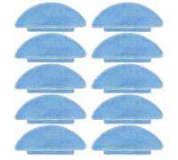 Piezas de repuesto de paño de fregona compatibles con aspiradora robot X-One 2 Pro, almohadillas de limpieza de microfibra lavables para el cuidado del piso en el hogar (paquete de 10)