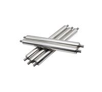 Piezas de repuesto de rodillo transportador galvanizado de alta resistencia, tapas de extremo de acero inoxidable de 1.5 pulgadas de diámetro para almacenamiento industrial, fácil instalación de larga