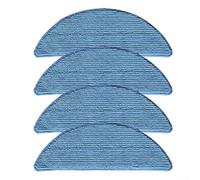 Piezas de repuesto de trapeador compatibles con Tesvor S5 Max Robot Aspirador, accesorios de microfibra, lavables, reutilizables, paños de limpieza para suelos duros (paquete de 4)