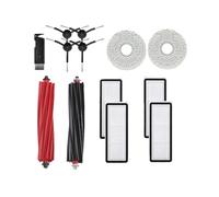 Piezas De Repuesto De Trapos De Tela De Fregona Con Filtro De Cepillo Lateral De Rodillo, Compatible Con Xiaomi, Compatible Con Roborock P10S Pro, Reemplazo De Aspiradora Robótica(13pcs)